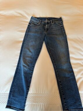 MOTHER Straight Leg Jeans - Indigo Blue